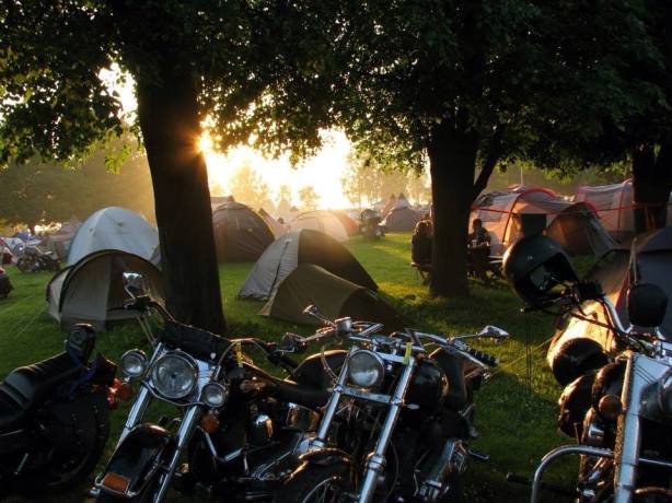 Morning scenery from the Super Rally grounds