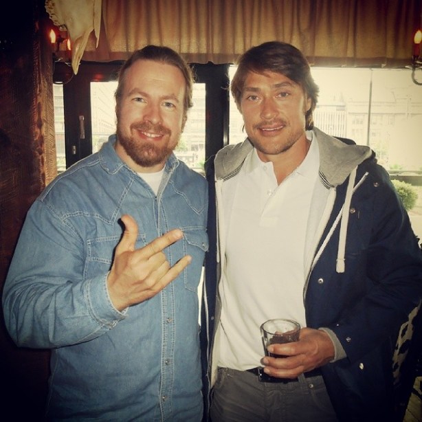 NHL legend Teemu Selänne and Yours Truly