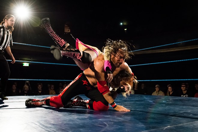 FCF afterparty wrestling show at Gloria, Helsinki, Finland.