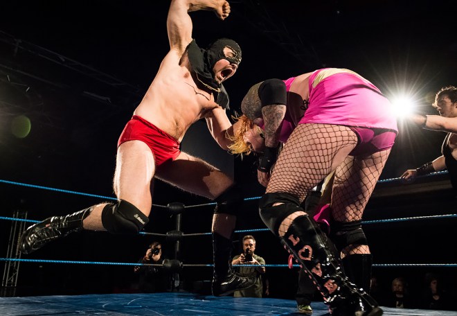 FCF afterparty wrestling show at Gloria, Helsinki, Finland.