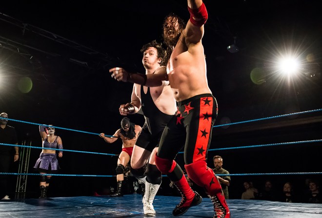 FCF afterparty wrestling show at Gloria, Helsinki, Finland.