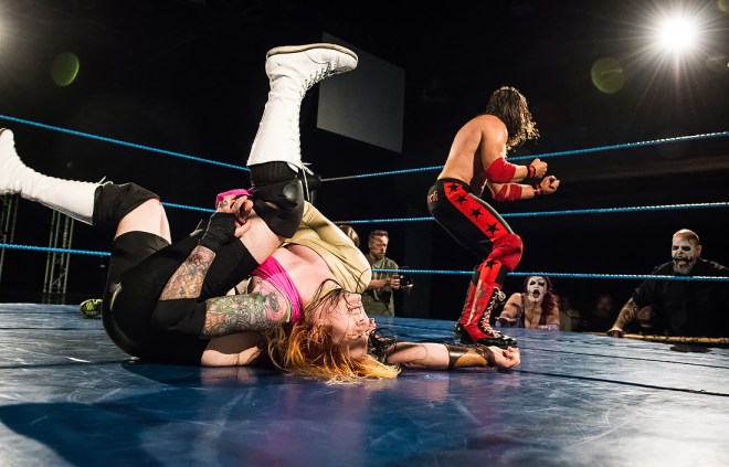 FCF afterparty wrestling show at Gloria, Helsinki, Finland.