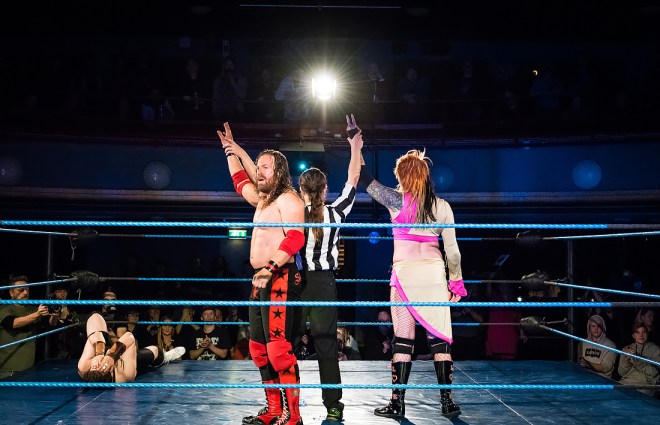 FCF afterparty wrestling show at Gloria, Helsinki, Finland.