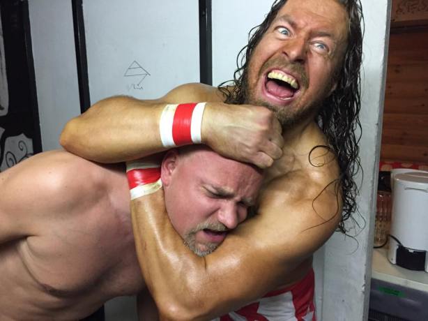 Niko found his way into a sleeperhold, but don't ask how!