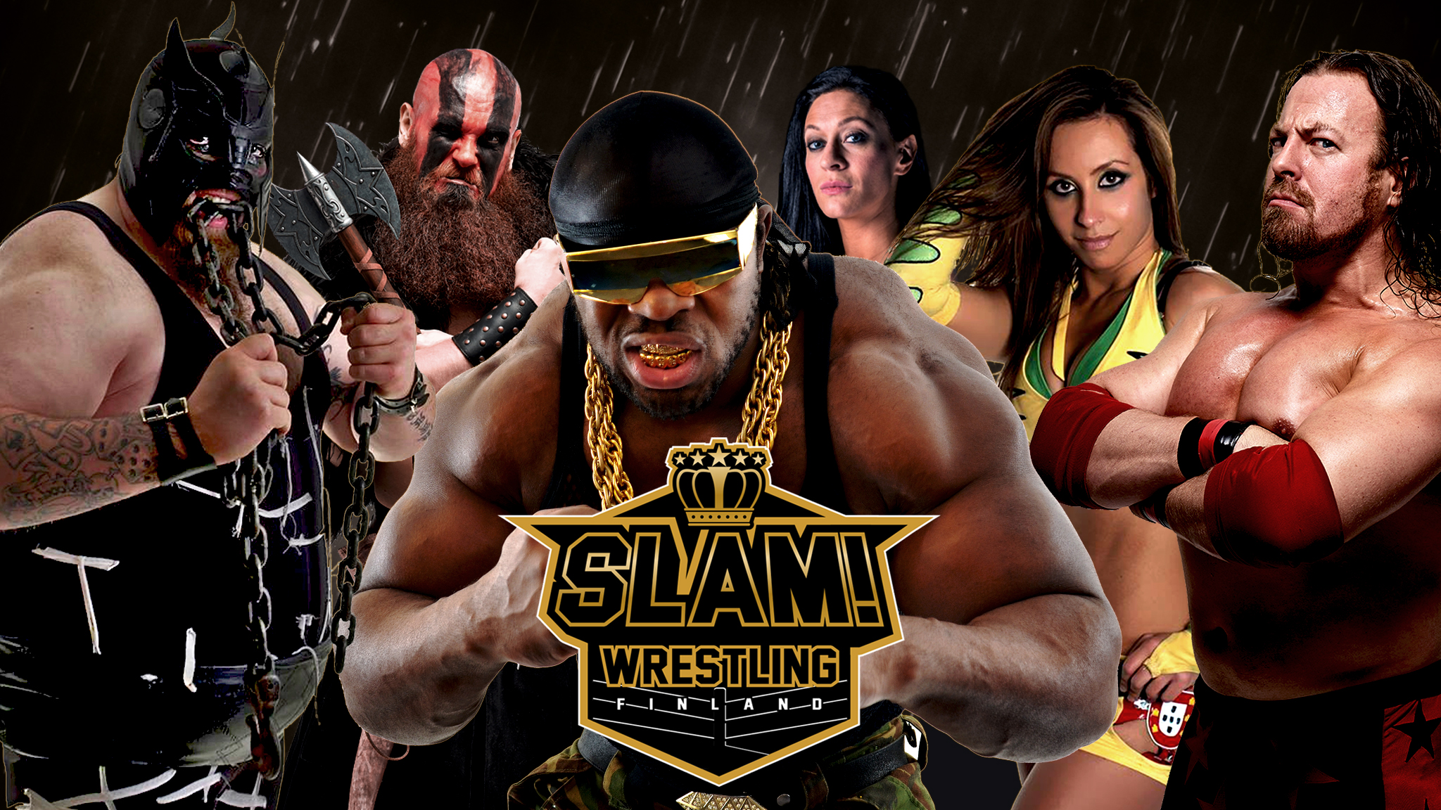 SLAM! Wrestling Finland banner