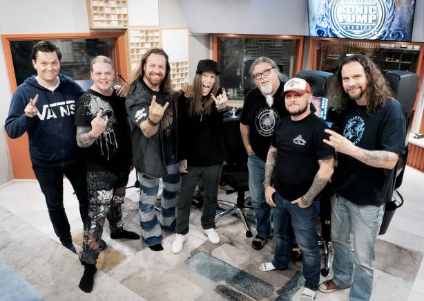 Stoner Kings at Sonic Pump with Alexi Laiho from Children of Bodom (photo by Marko Simonen)