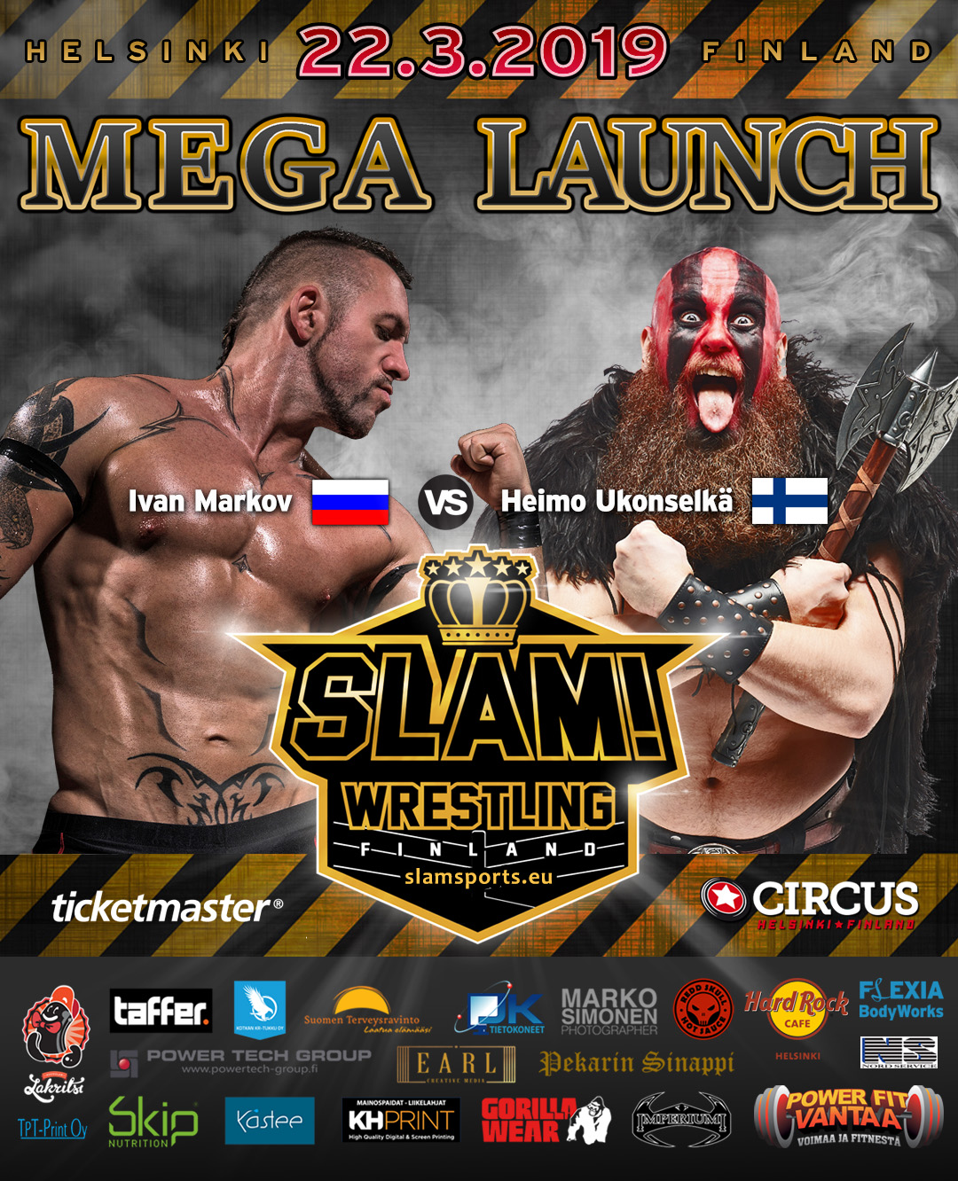 Match banner Ivan vs Heimo MEGA LAUNCH