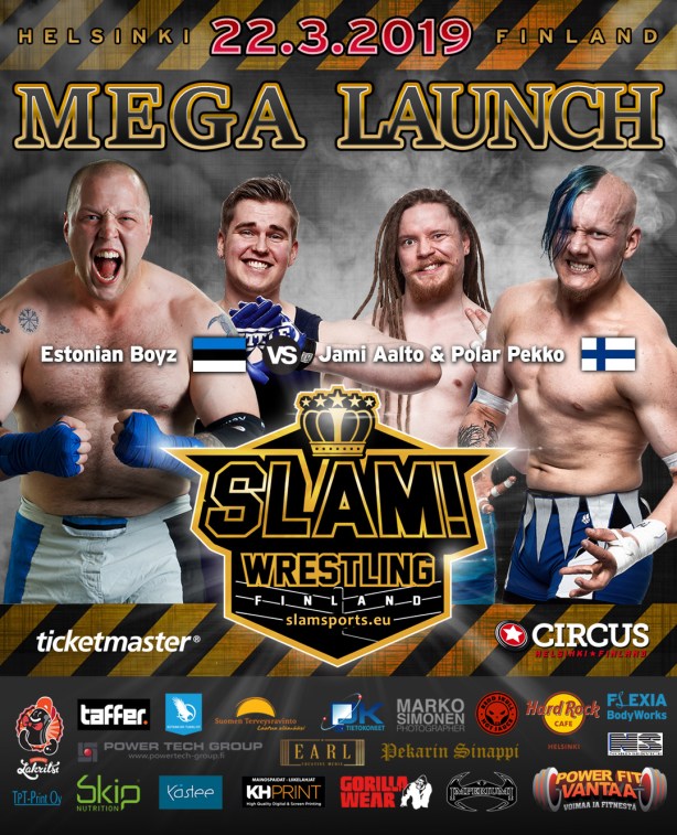 Match banner tag team MEGA LAUNCH